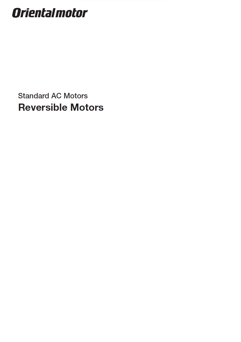 AC Reversible Motor World K Series