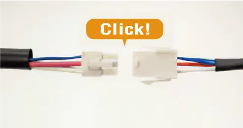 One-Touch Operation of Connector Connection between Motor and Driver