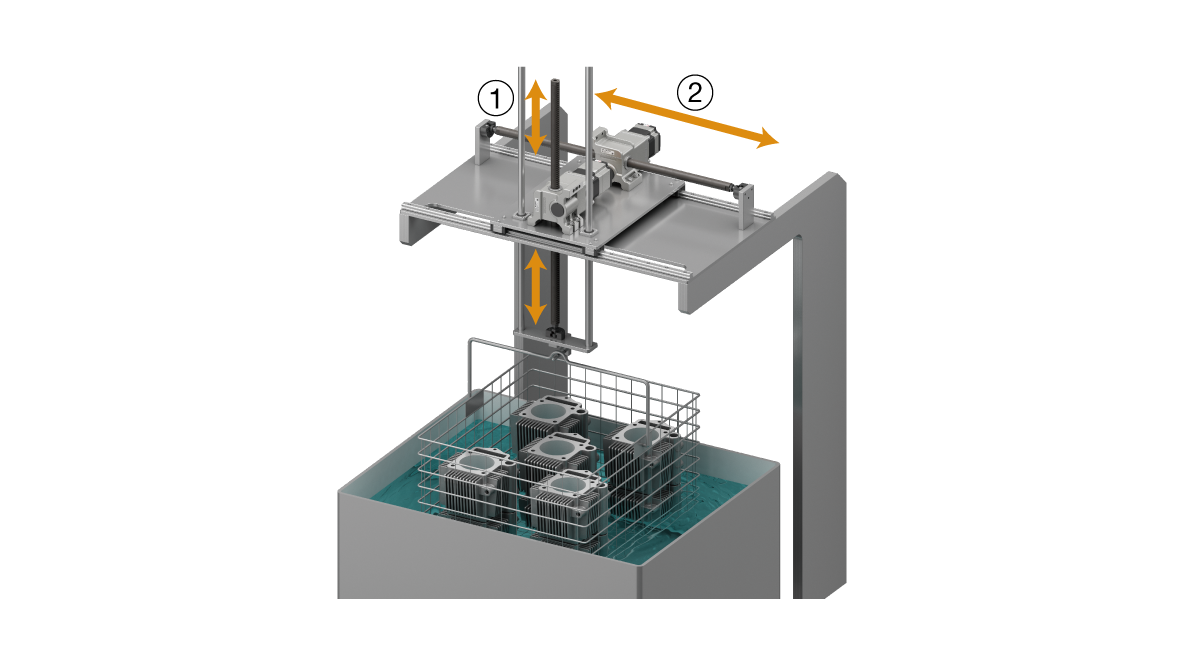 Application Example: Machine Parts Cleaning Equipment