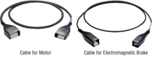 Extension Cable Set Motor Side for Motor/Electromagnetic Brake, Flexible Extension Cable Set Motor Side for Motor/Electromagnetic Brake