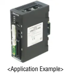 Mounting Bracket for DIN Rail-Compatible Circuit Products Application Example