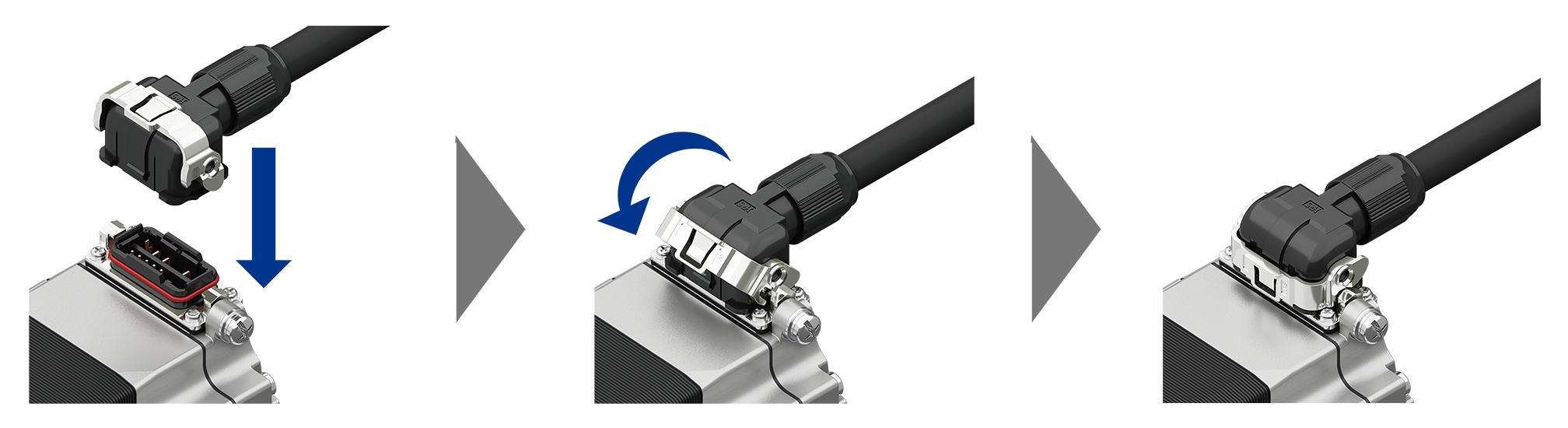 Locking Lever Connector is Used for Simple Connection