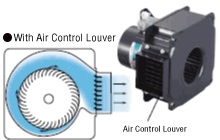 With air control louver