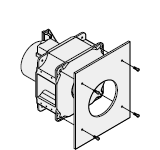 When mounting the intake side