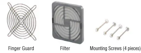 Finger Guard and Filter Set (1 Each)