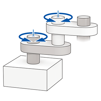 SCARA: 2-Link Without Up-Down Axis