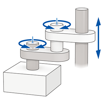 SCARA: 2-Link Tip Axis Up-Down