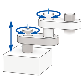 SCARA: 2-Link Base Axis Up-Down