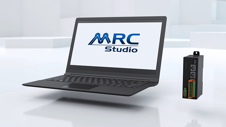 Laptop Computer With MRC Studio Displayed