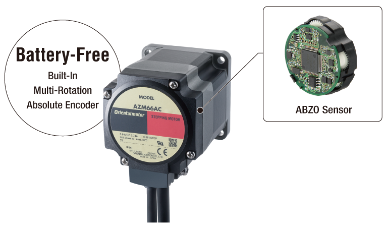 Battery-Free Built-In Multi-Rotation Absolute Encoder