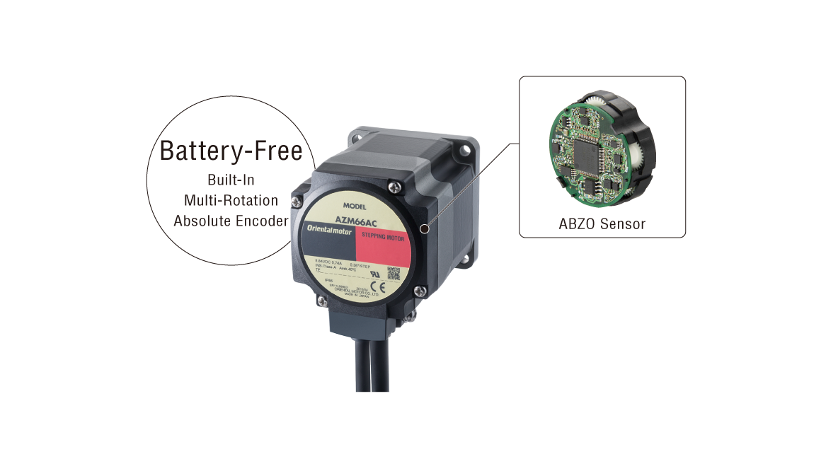 Battery-Free Absolute Encoder Equipped αSTEP AZ Series