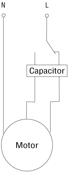 Connection Diagram for Single-Phase Motor