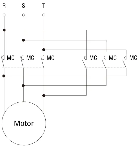 Connection Diagram for Three-Phase Motor