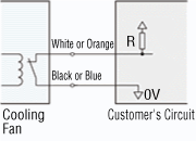 Alarm Output Circuit Connection Example