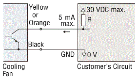 Alarm Output Circuit Connection Example